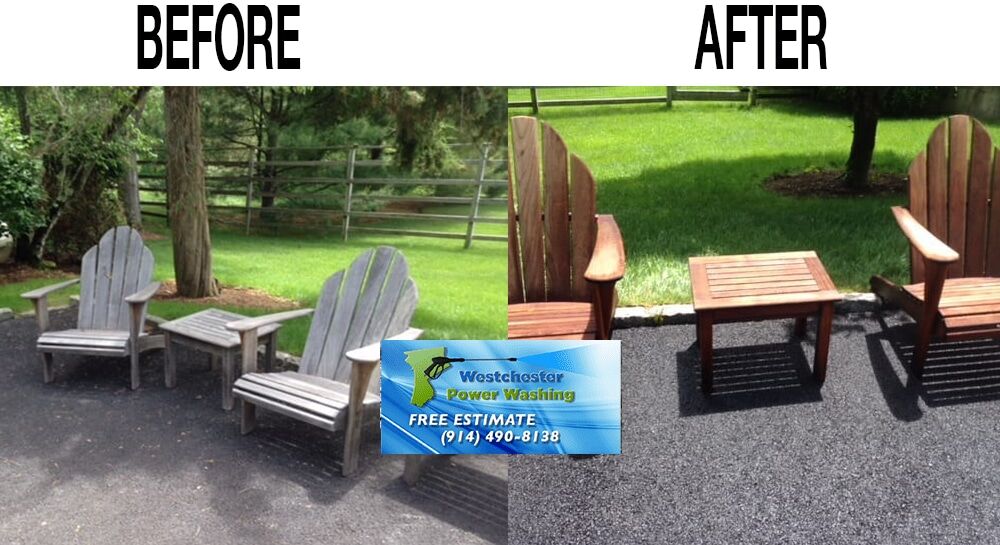 NY Westchester Patio Furniture Soft Washing